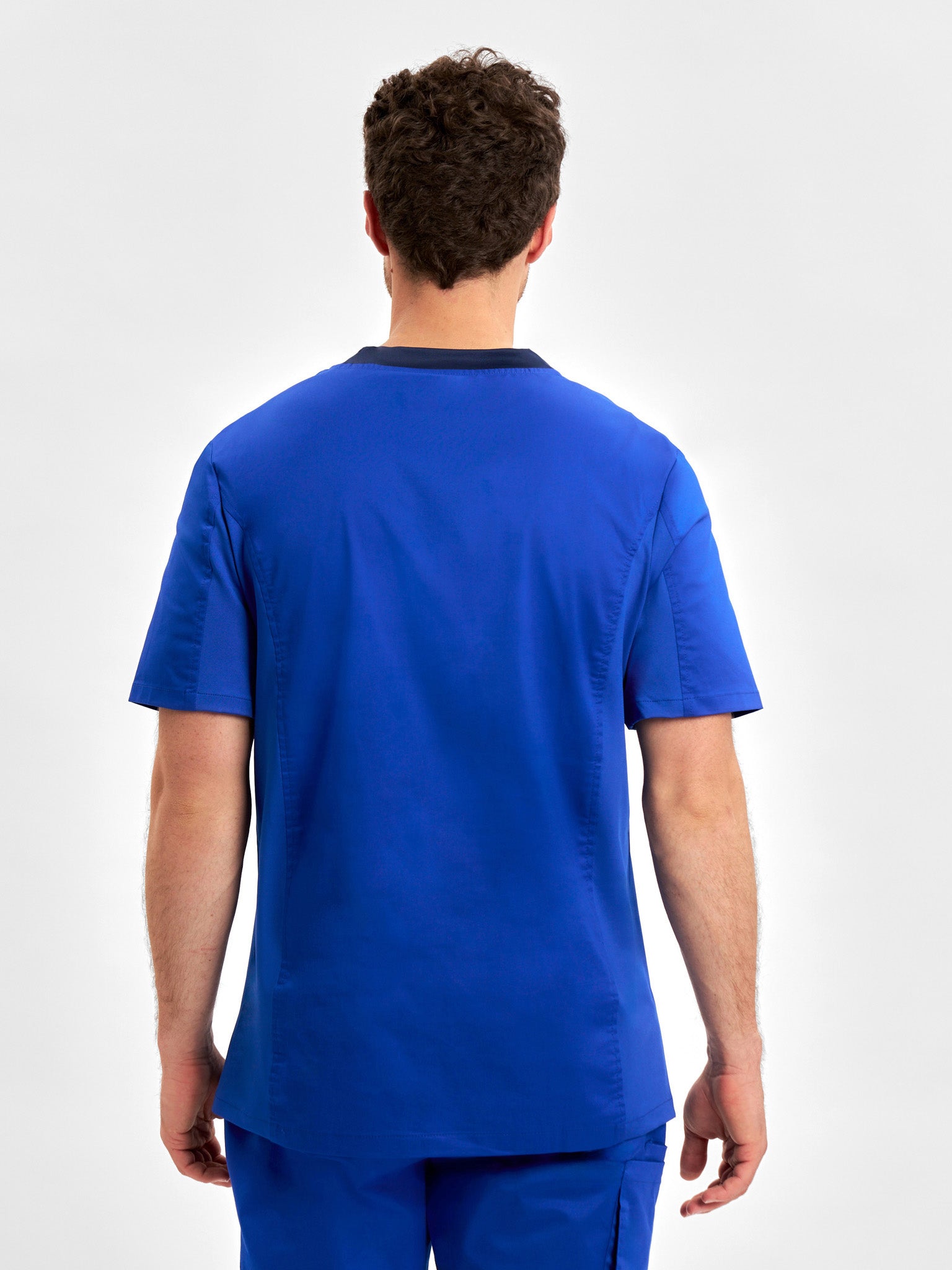 INAURA Riley Mens Stretch Scrub Top CST043MS