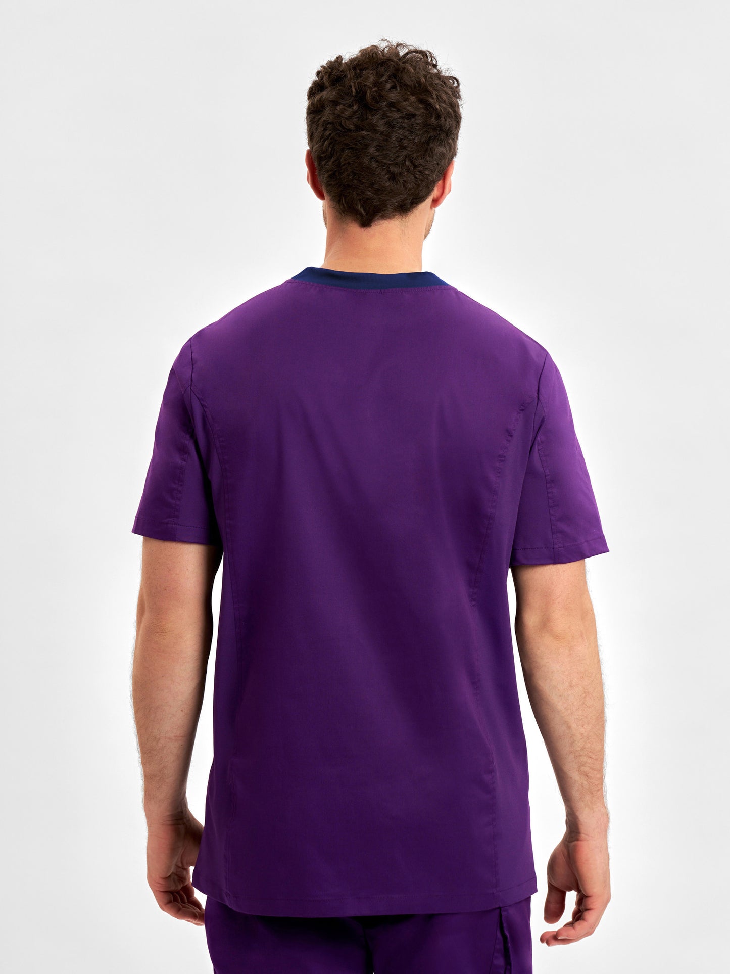 INAURA Riley Mens Stretch Scrub Top CST043MS