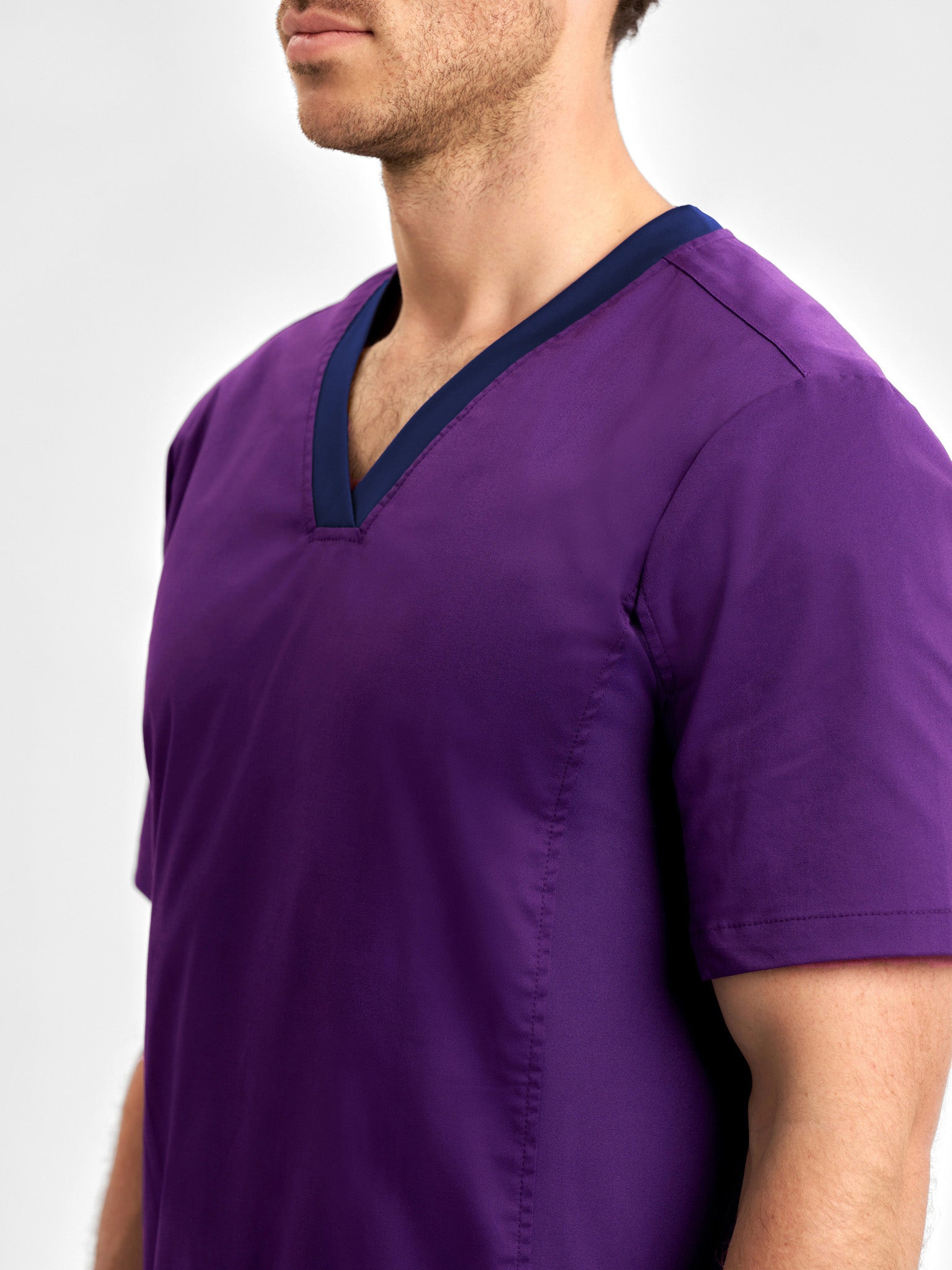 INAURA Riley Mens Stretch Scrub Top CST043MS