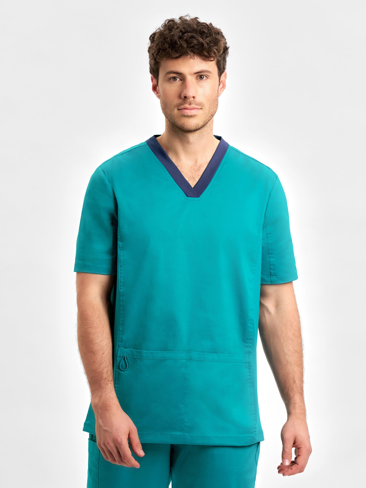 INAURA Riley Mens Stretch Scrub Top CST043MS