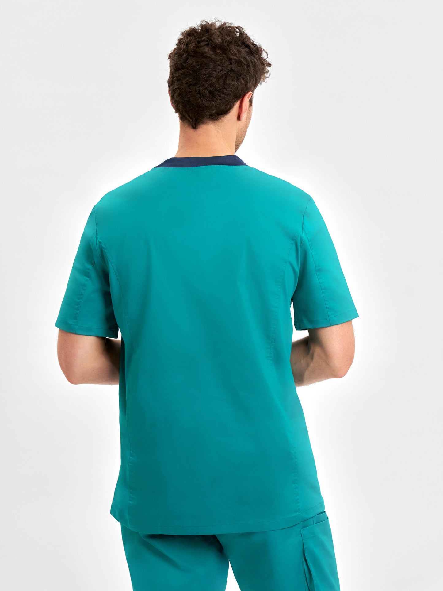 INAURA Riley Mens Stretch Scrub Top CST043MS