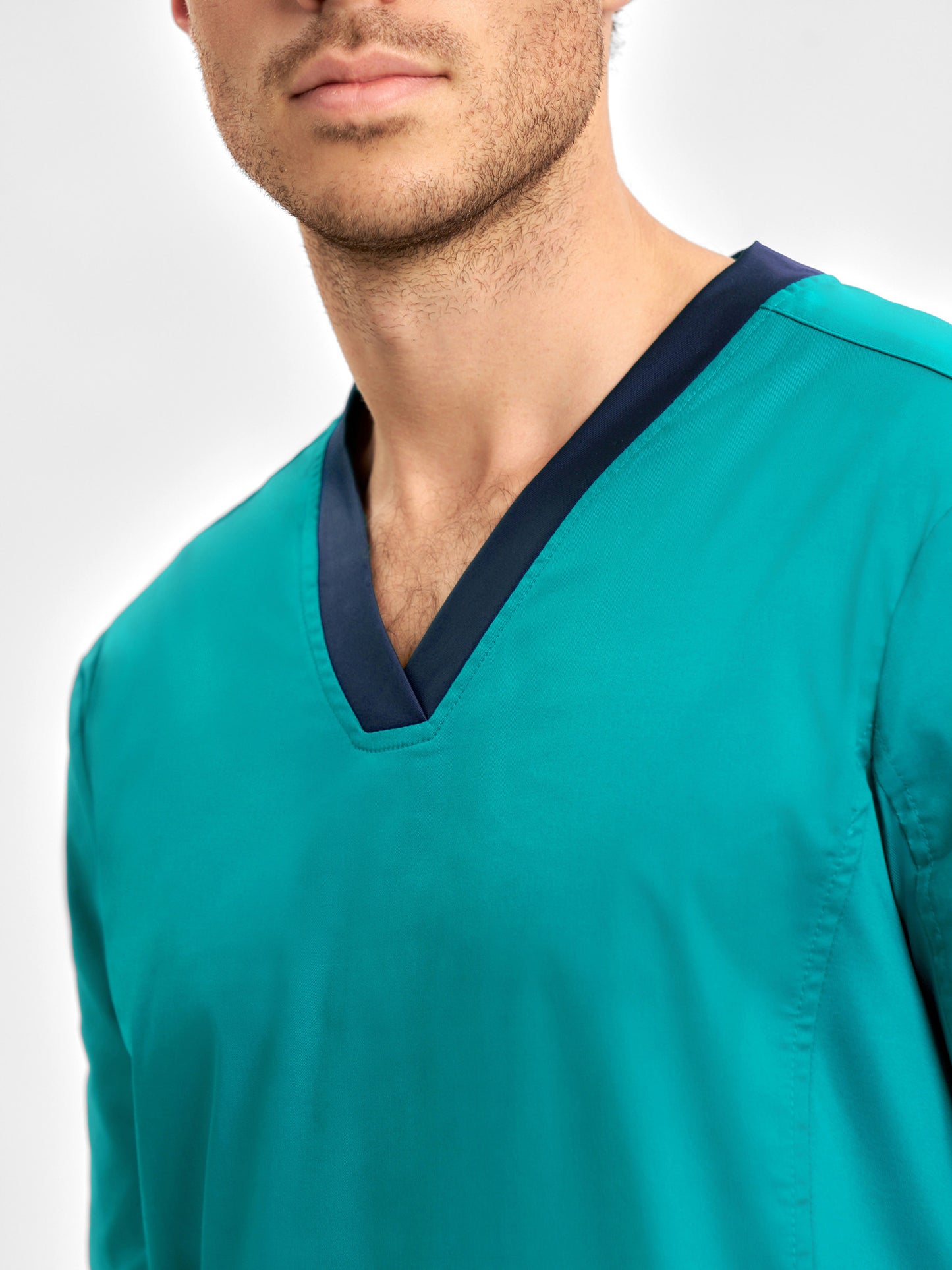 INAURA Riley Mens Stretch Scrub Top CST043MS