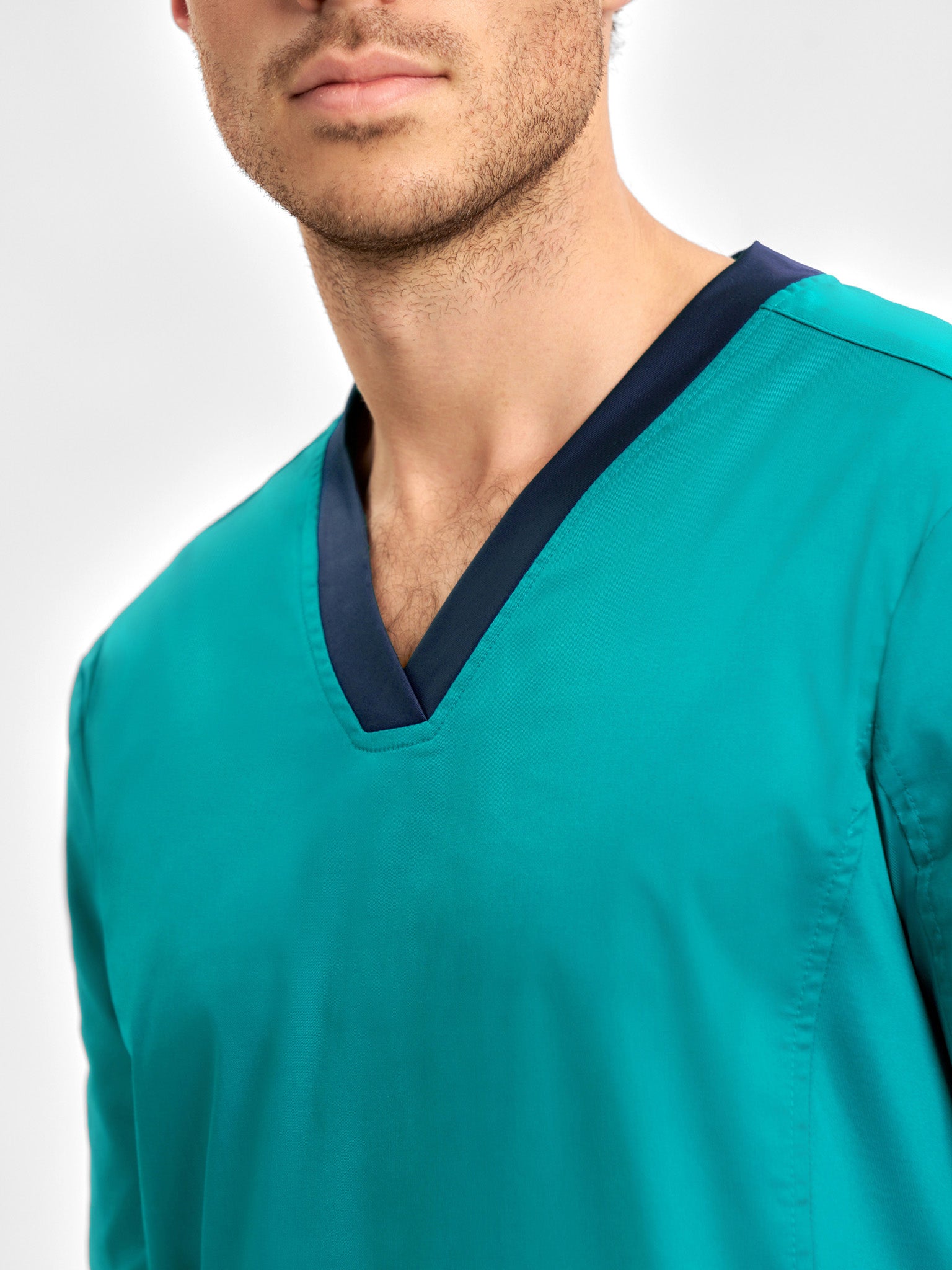 INAURA Riley Mens Stretch Scrub Top CST043MS