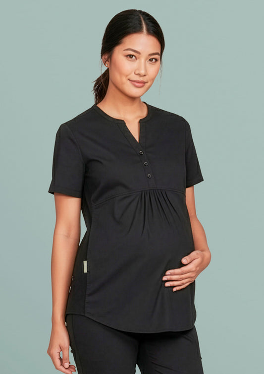 BIZ CARE Womens Rose Tunic Scrub Top CST243LS