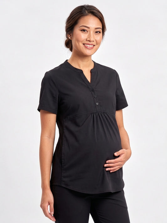 INAURA Rose Womens Tunic Scrub Top CST243LS