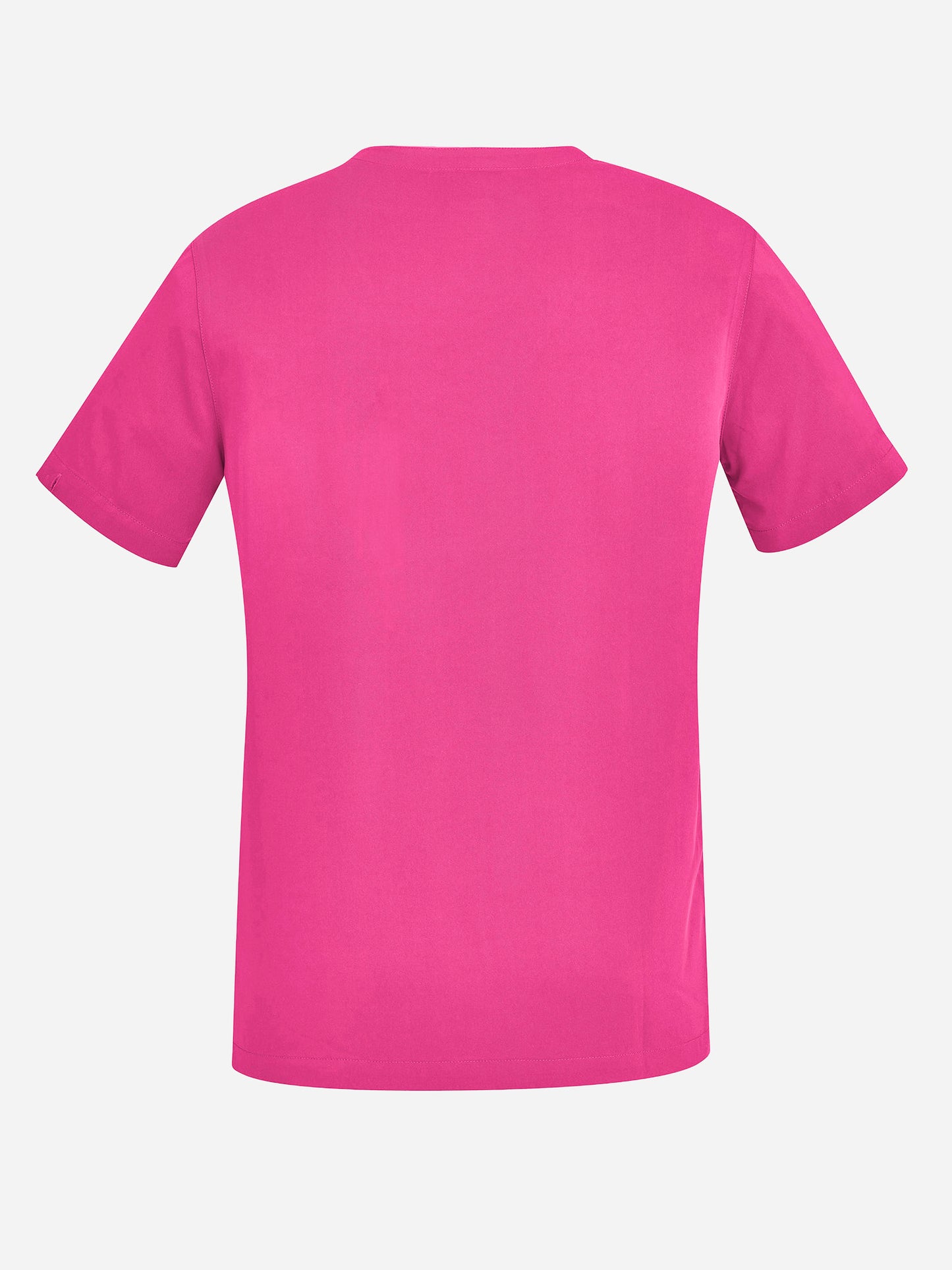 INAURA Pink Unisex V-Neck Scrub Top CST250US