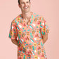 BIZ CARE Mens Christmas Short Sleeve V-neck Scrub CST446MS