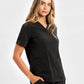 INAURA Avery Womens V-Neck Scrub Top CST941LS