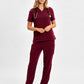 INAURA Avery Womens V-Neck Scrub Top CST941LS