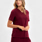 INAURA Avery Womens V-Neck Scrub Top CST941LS