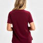 INAURA Avery Womens V-Neck Scrub Top CST941LS
