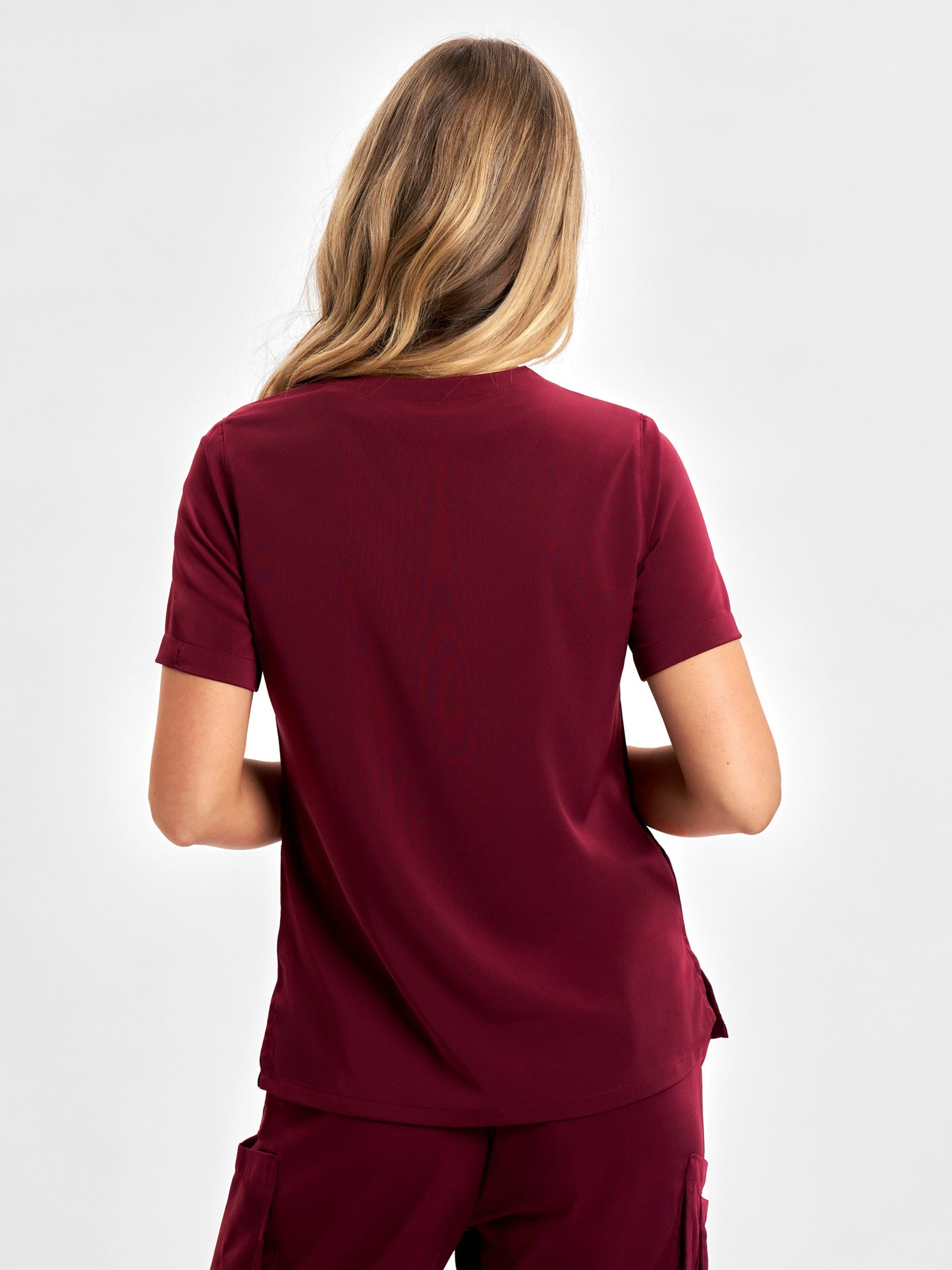 INAURA Avery Womens V-Neck Scrub Top CST941LS