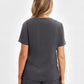 INAURA Avery Womens V-Neck Scrub Top CST941LS