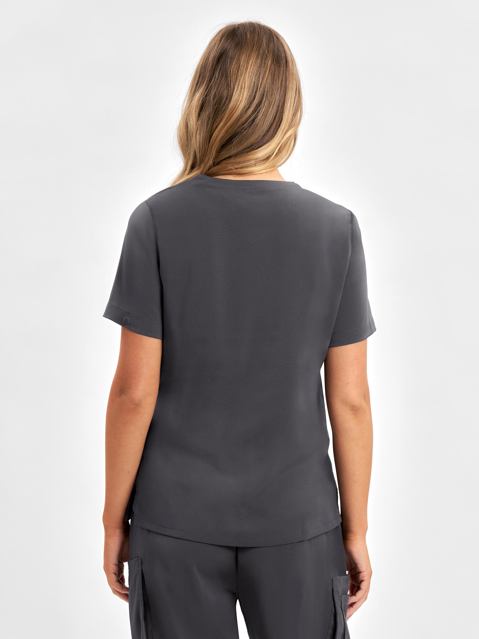 INAURA Avery Womens V-Neck Scrub Top CST941LS