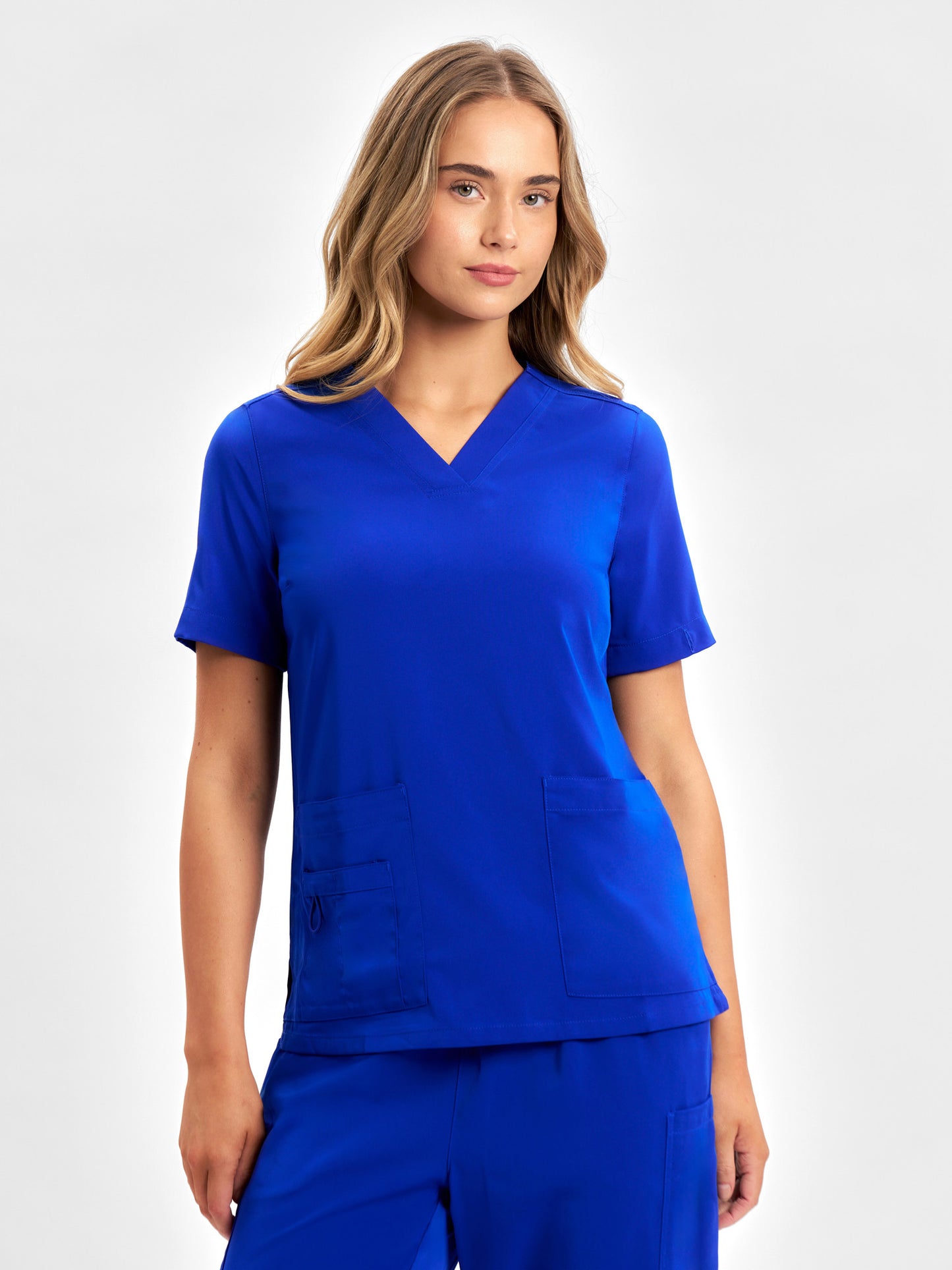 INAURA Avery Womens V-Neck Scrub Top CST941LS