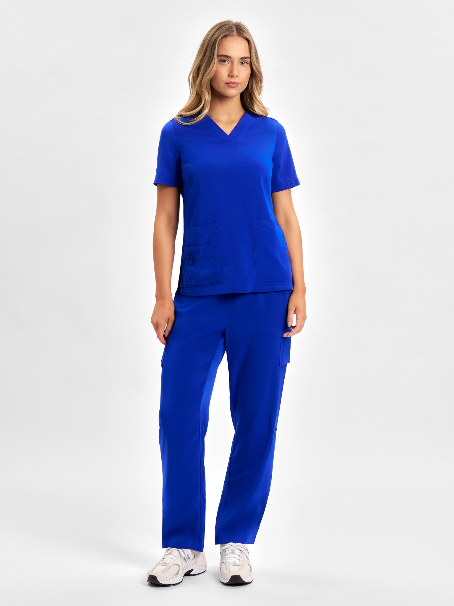 INAURA Avery Womens V-Neck Scrub Top CST941LS