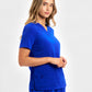 INAURA Avery Womens V-Neck Scrub Top CST941LS