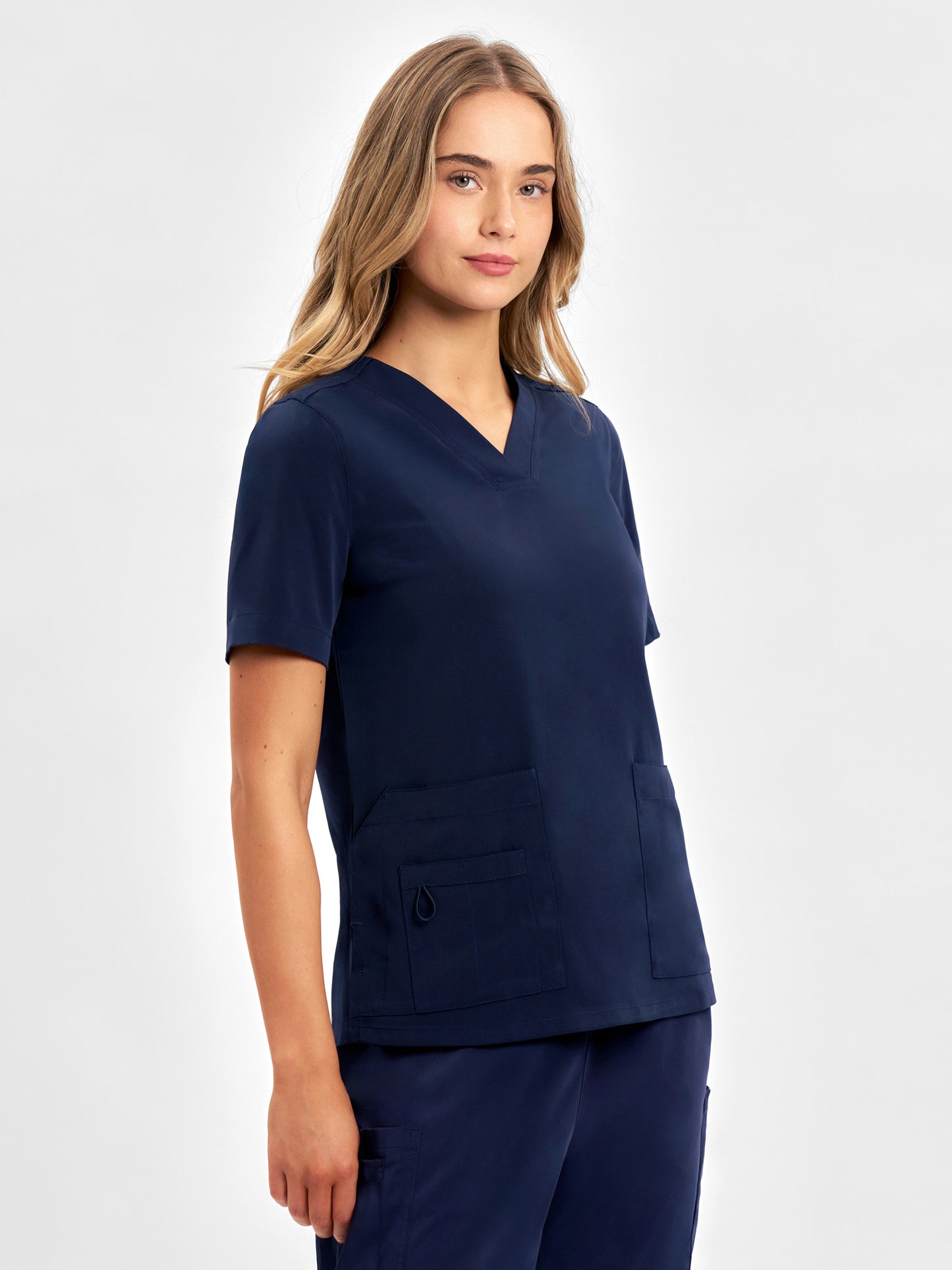 INAURA Avery Womens V-Neck Scrub Top CST941LS