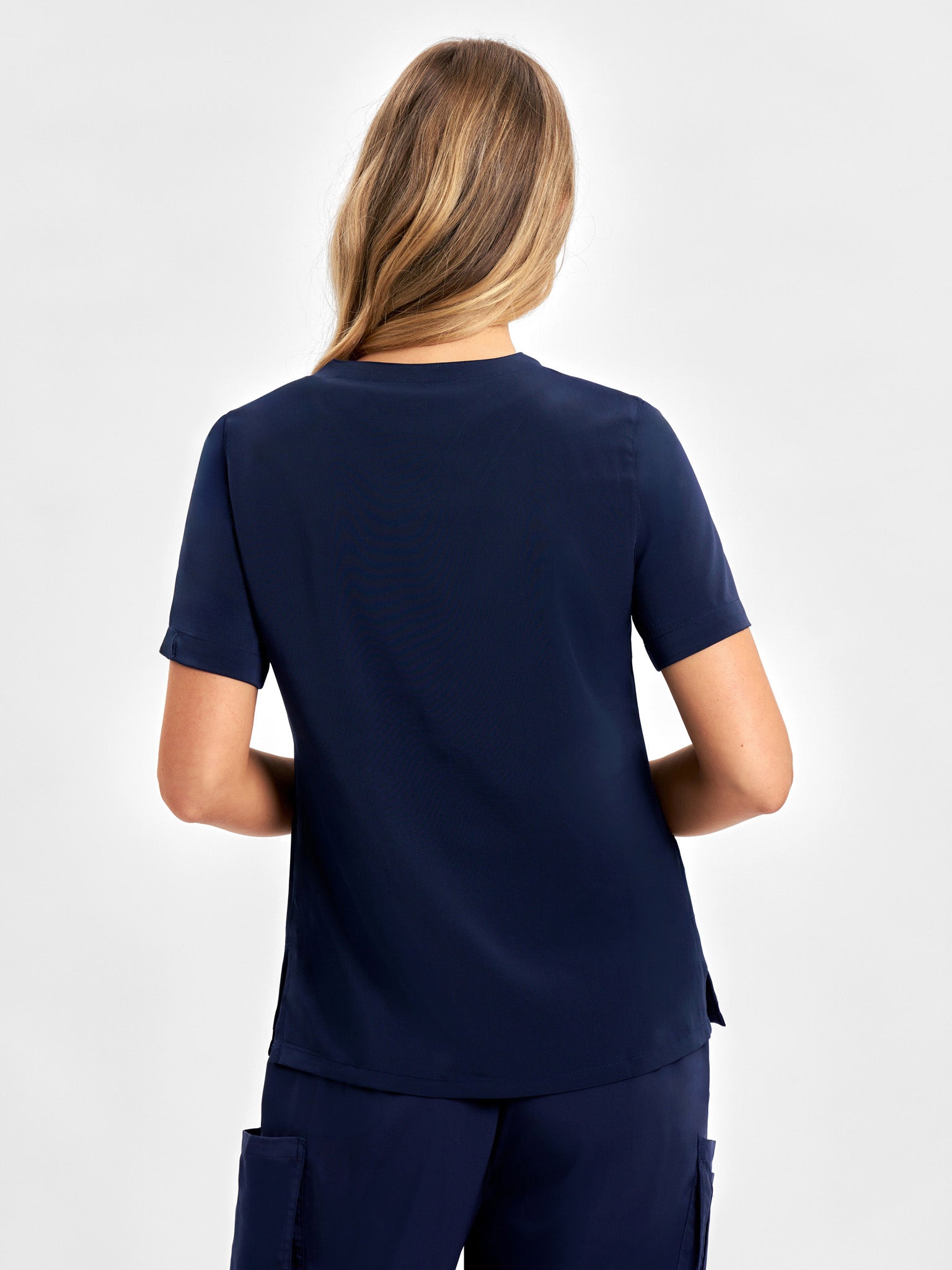 INAURA Avery Womens V-Neck Scrub Top CST941LS
