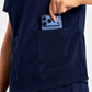 INAURA Avery Womens V-Neck Scrub Top CST941LS