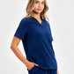 INAURA Avery Womens V-Neck Scrub Top CST941LS