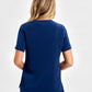 INAURA Avery Womens V-Neck Scrub Top CST941LS