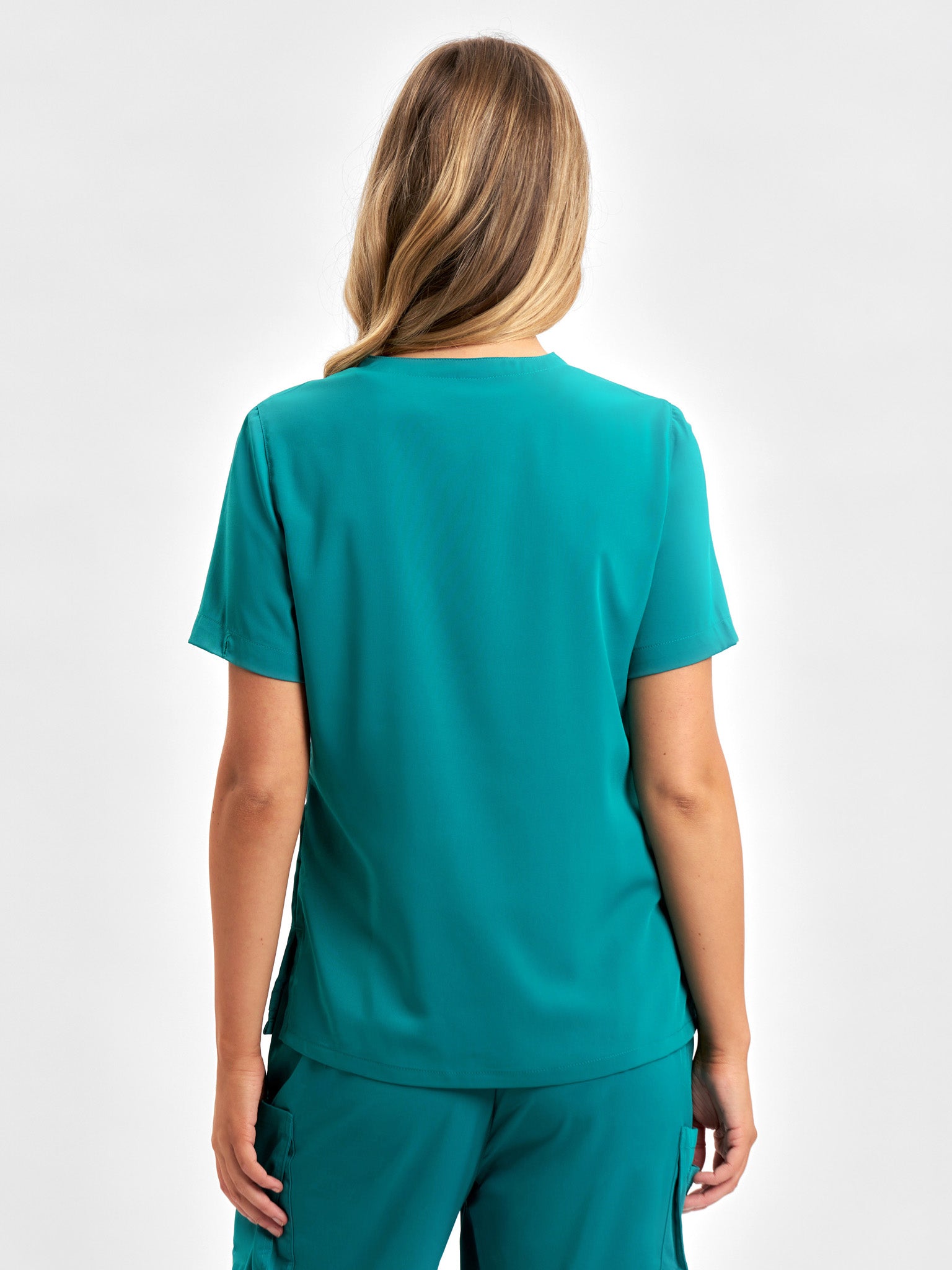 INAURA Avery Womens V-Neck Scrub Top CST941LS