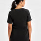 INAURA Avery Womens Round Neck Scrub Top CST942LS