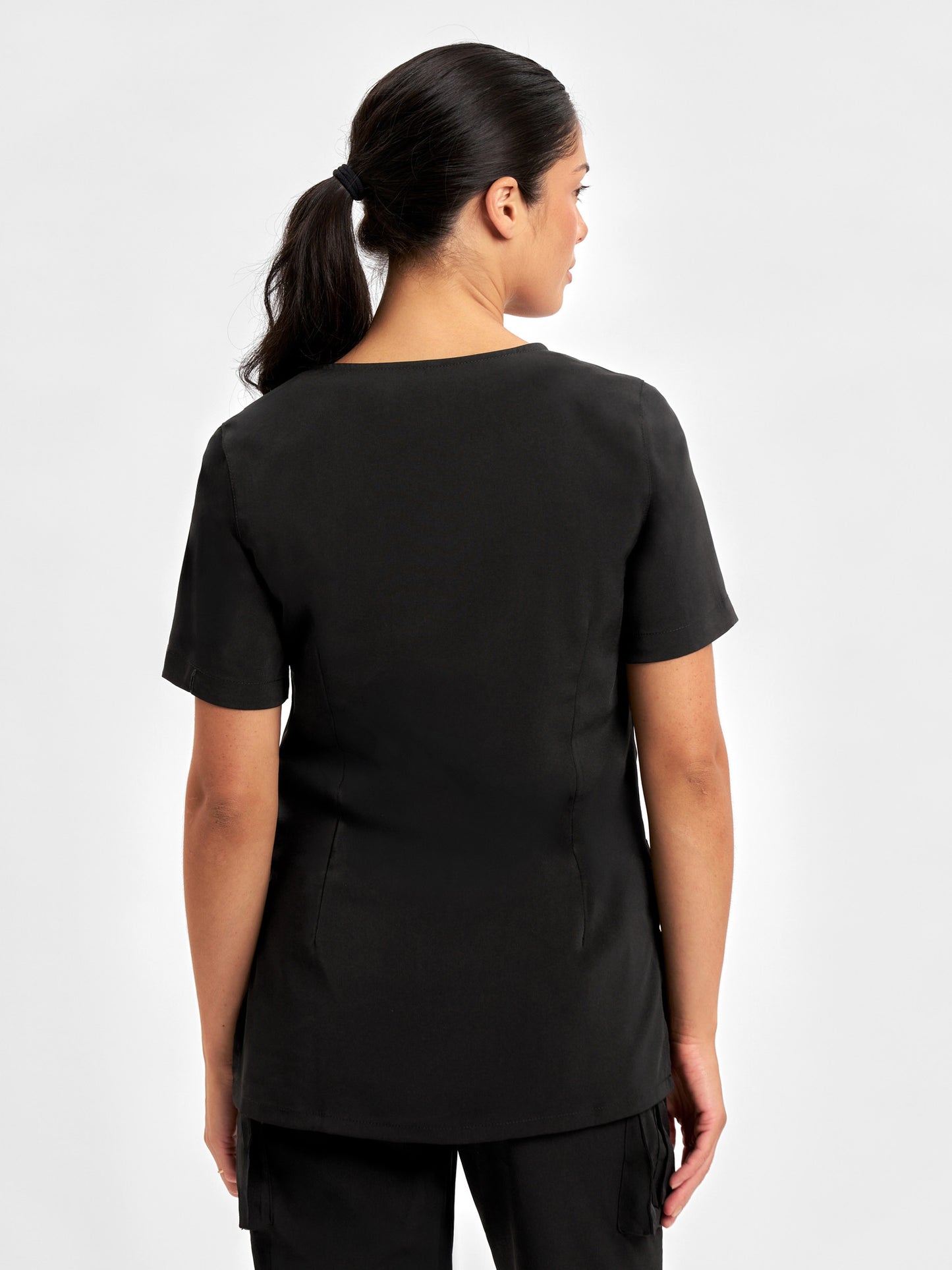 INAURA Avery Womens Round Neck Scrub Top CST942LS