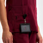 INAURA Avery Womens Round Neck Scrub Top CST942LS