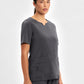 INAURA Avery Womens Round Neck Scrub Top CST942LS