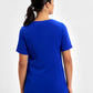 INAURA Avery Womens Round Neck Scrub Top CST942LS
