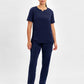 INAURA Avery Womens Round Neck Scrub Top CST942LS