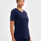 INAURA Avery Womens Round Neck Scrub Top CST942LS
