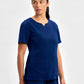 INAURA Avery Womens Round Neck Scrub Top CST942LS