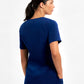INAURA Avery Womens Round Neck Scrub Top CST942LS