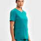 INAURA Avery Womens Round Neck Scrub Top CST942LS