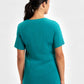 INAURA Avery Womens Round Neck Scrub Top CST942LS