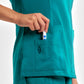 INAURA Avery Womens Round Neck Scrub Top CST942LS