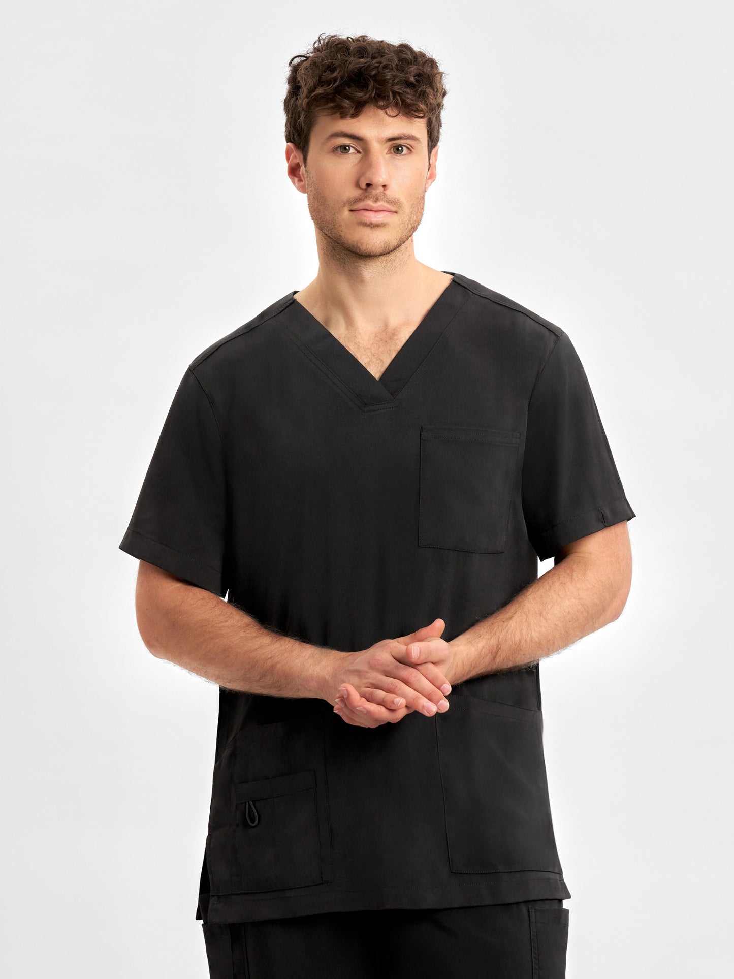 INAURA Avery Mens V-Neck Scrub Top CST945MS