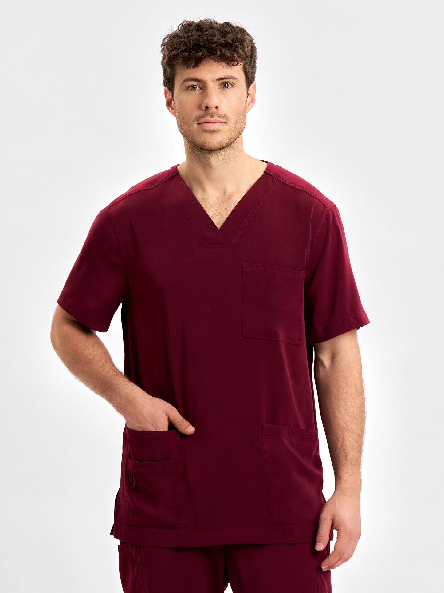 INAURA Avery Mens V-Neck Scrub Top CST945MS