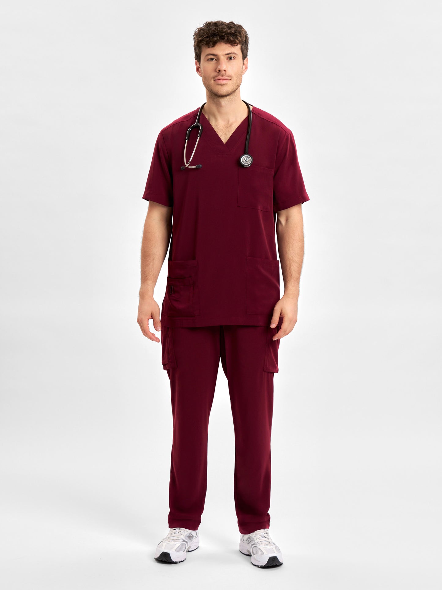 INAURA Avery Mens V-Neck Scrub Top CST945MS