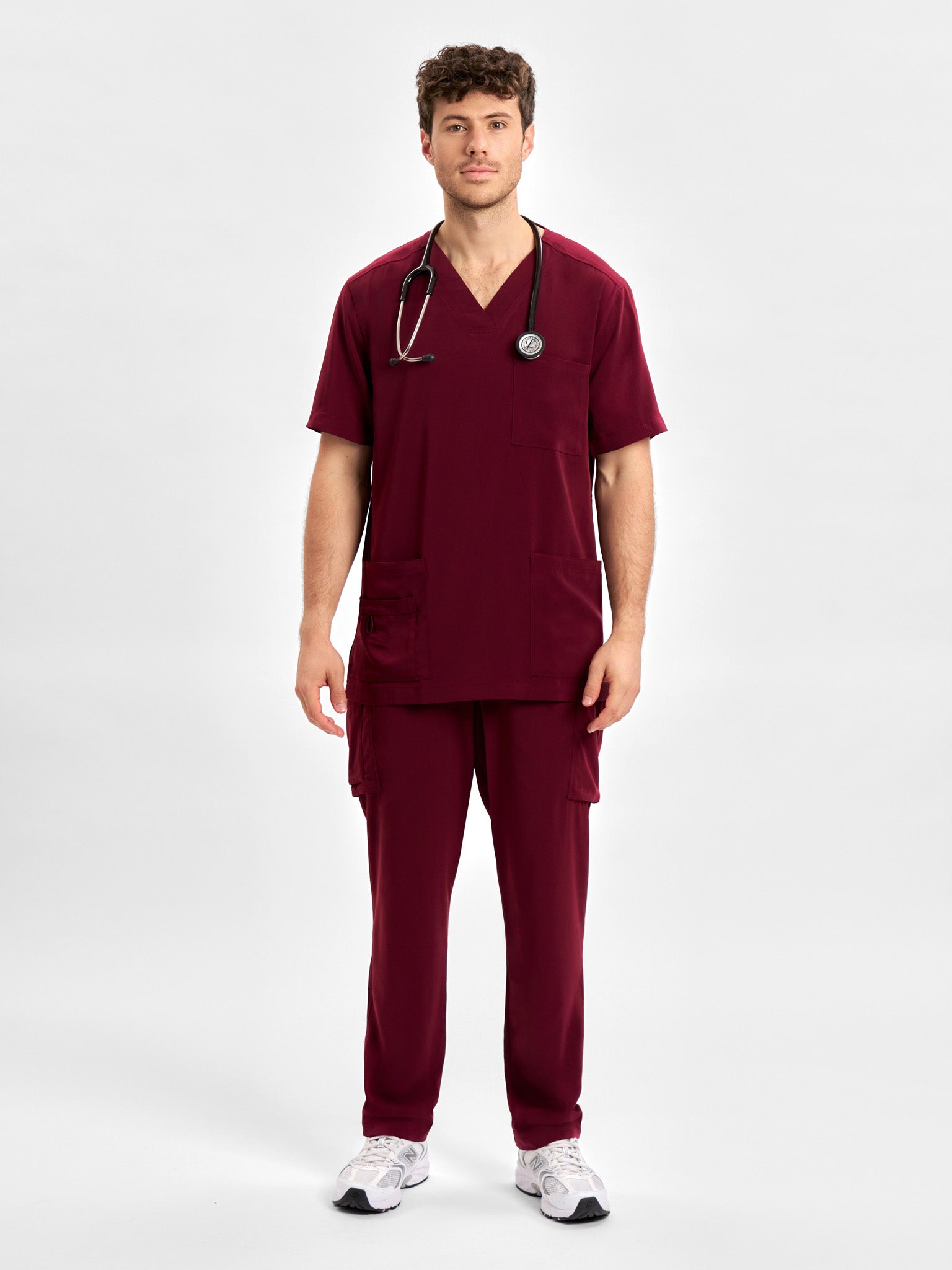 INAURA Avery Mens V-Neck Scrub Top CST945MS