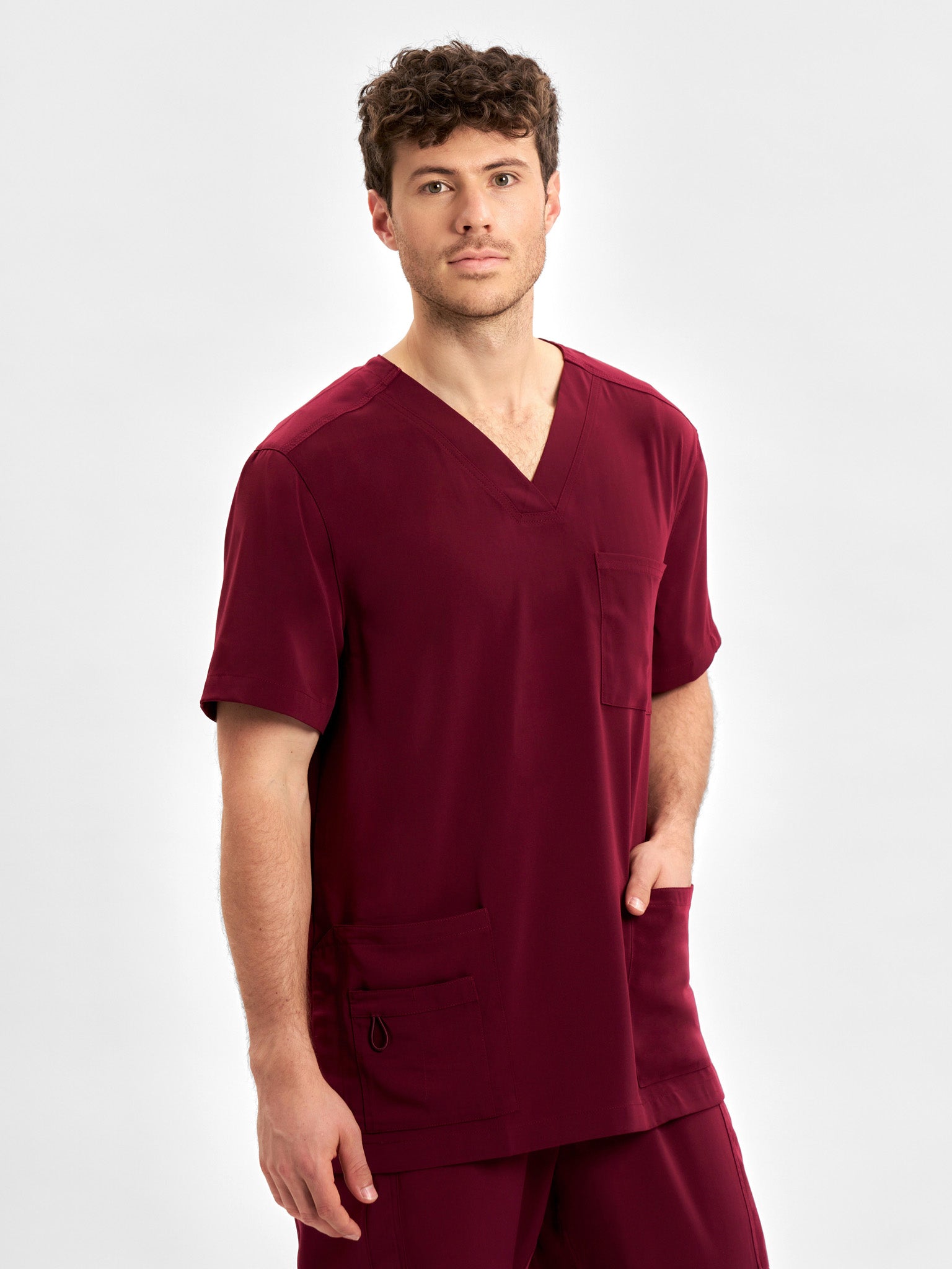 INAURA Avery Mens V-Neck Scrub Top CST945MS