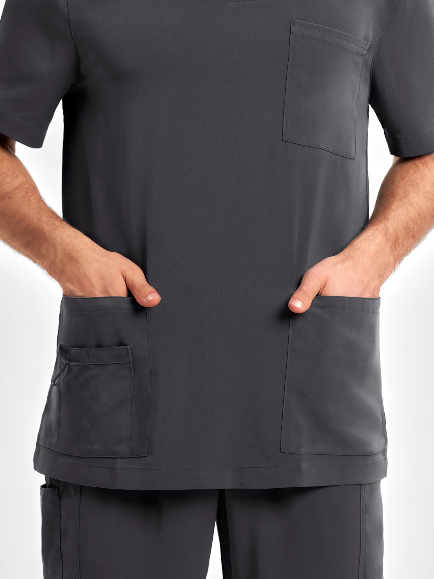 INAURA Avery Mens V-Neck Scrub Top CST945MS