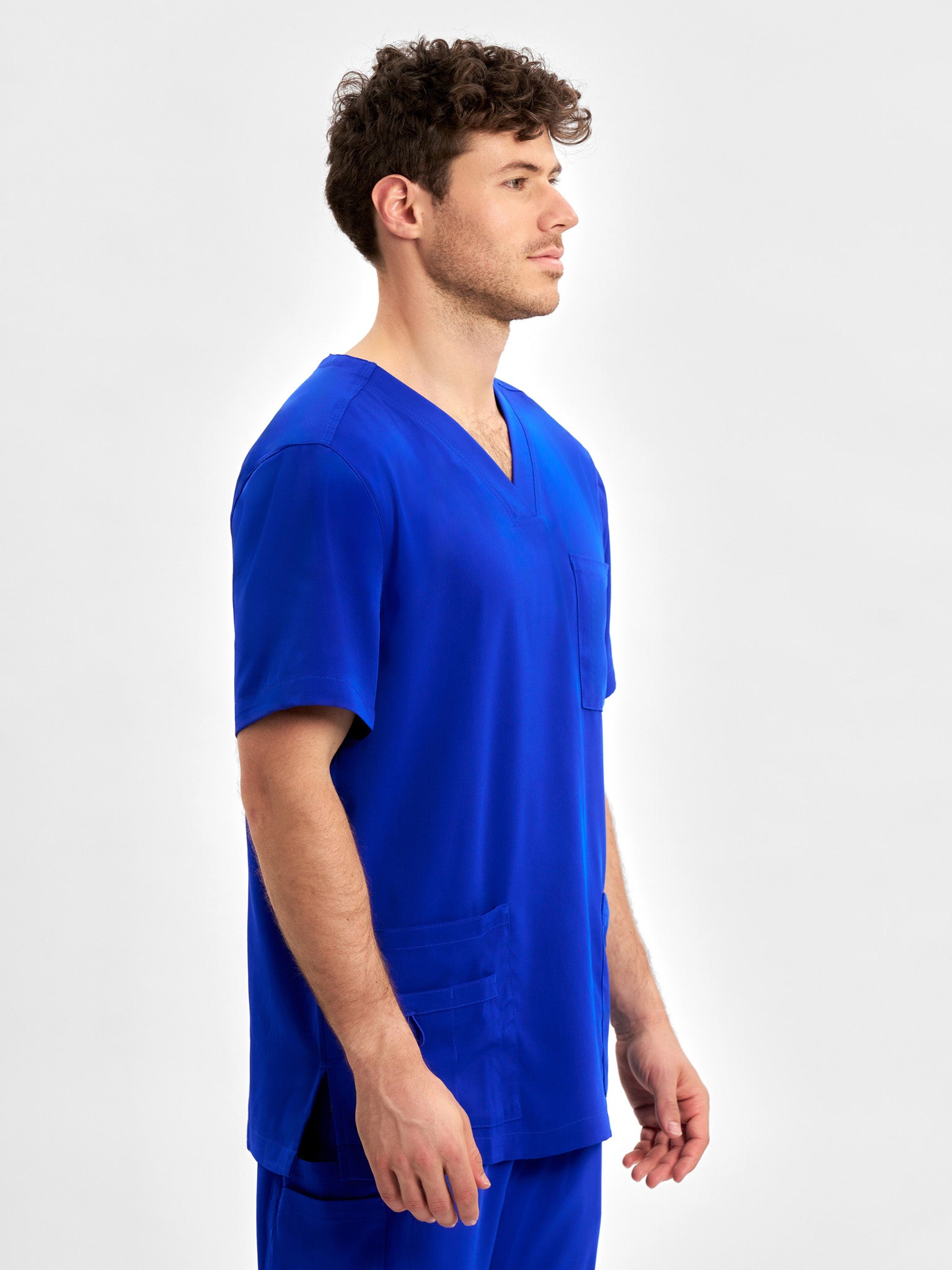 INAURA Avery Mens V-Neck Scrub Top CST945MS