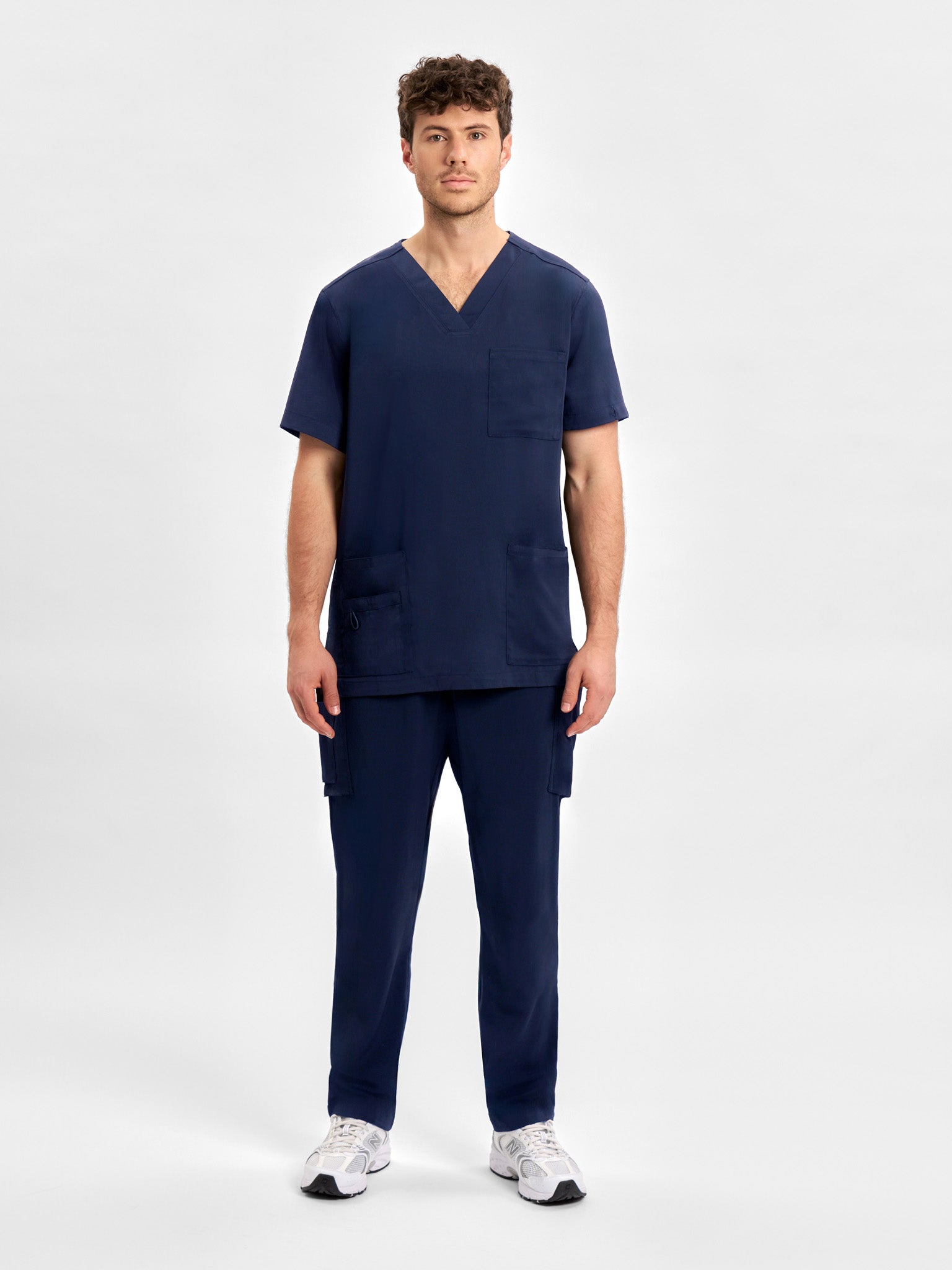 INAURA Avery Mens V-Neck Scrub Top CST945MS
