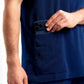 INAURA Avery Mens V-Neck Scrub Top CST945MS