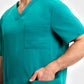 INAURA Avery Mens V-Neck Scrub Top CST945MS