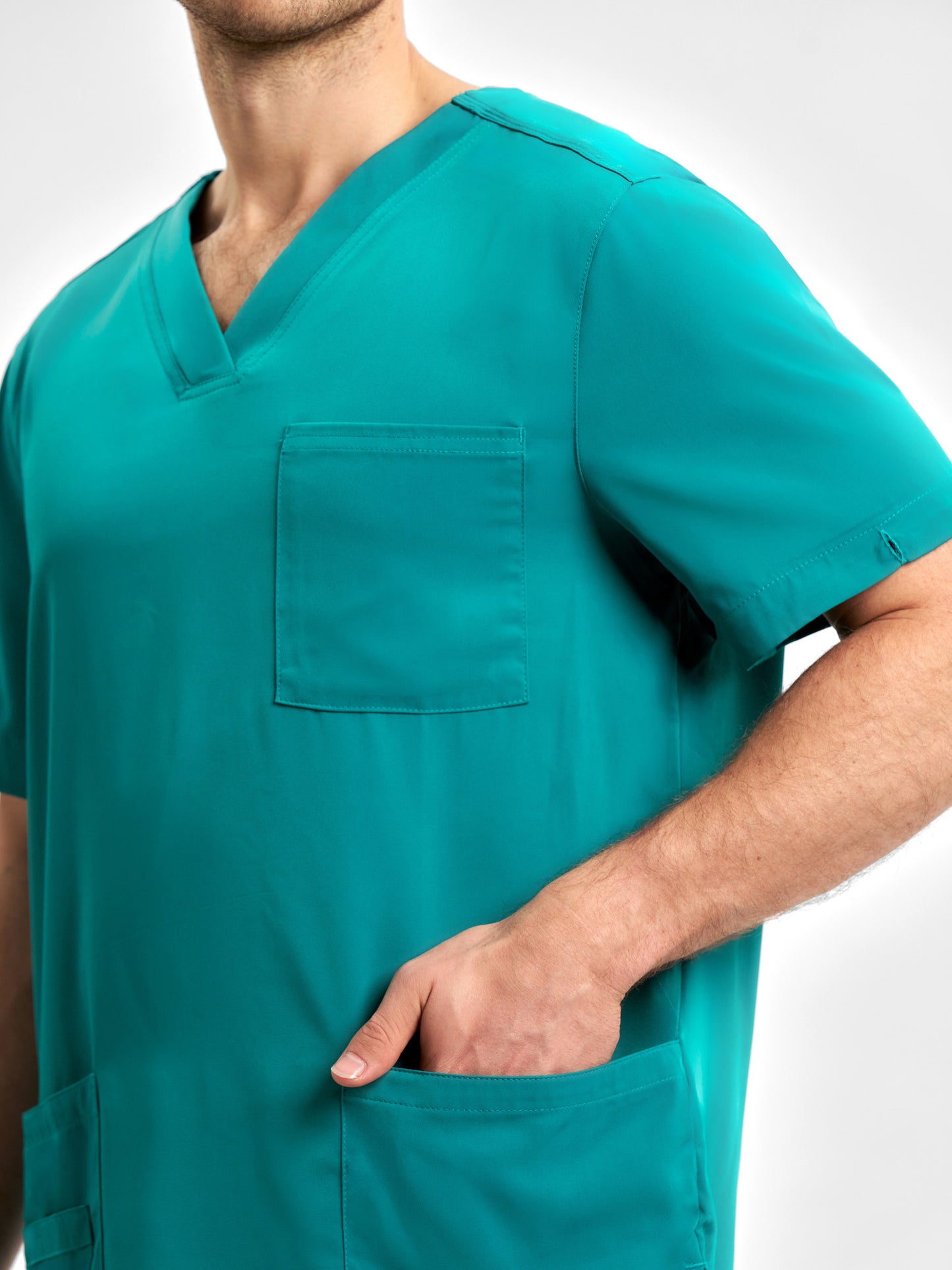 INAURA Avery Mens V-Neck Scrub Top CST945MS